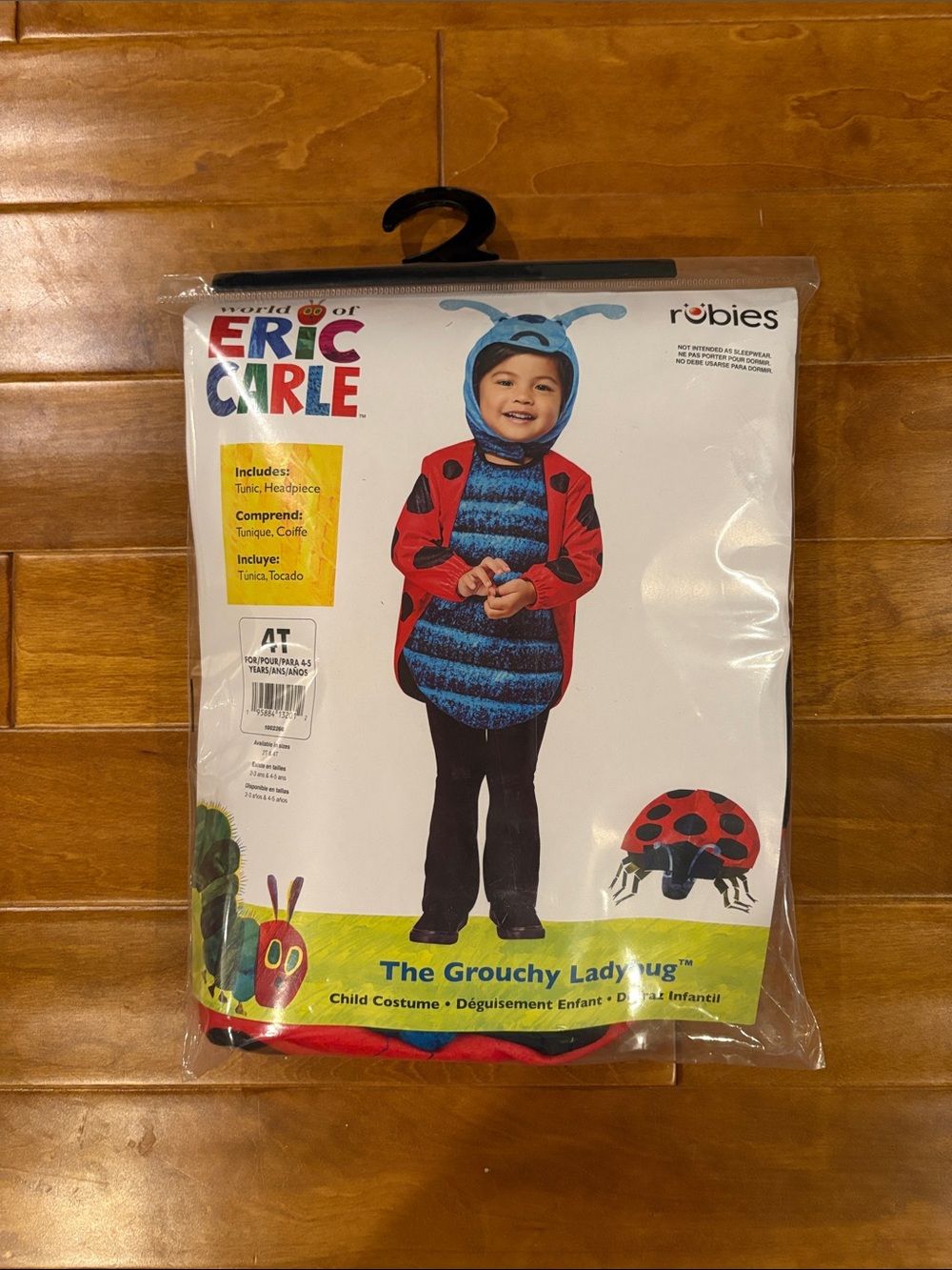 Rubie's The Grouchy Ladybug Kids Costume - Red & Blue